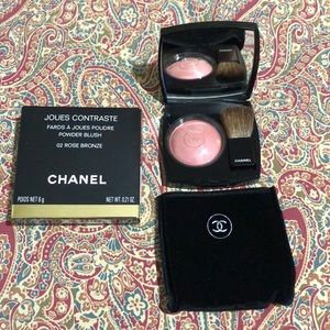 New! Chanel 02 Rose Bronze blush